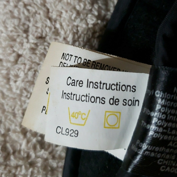 Black and Gray Kids Mittens - Picture 5 of 6